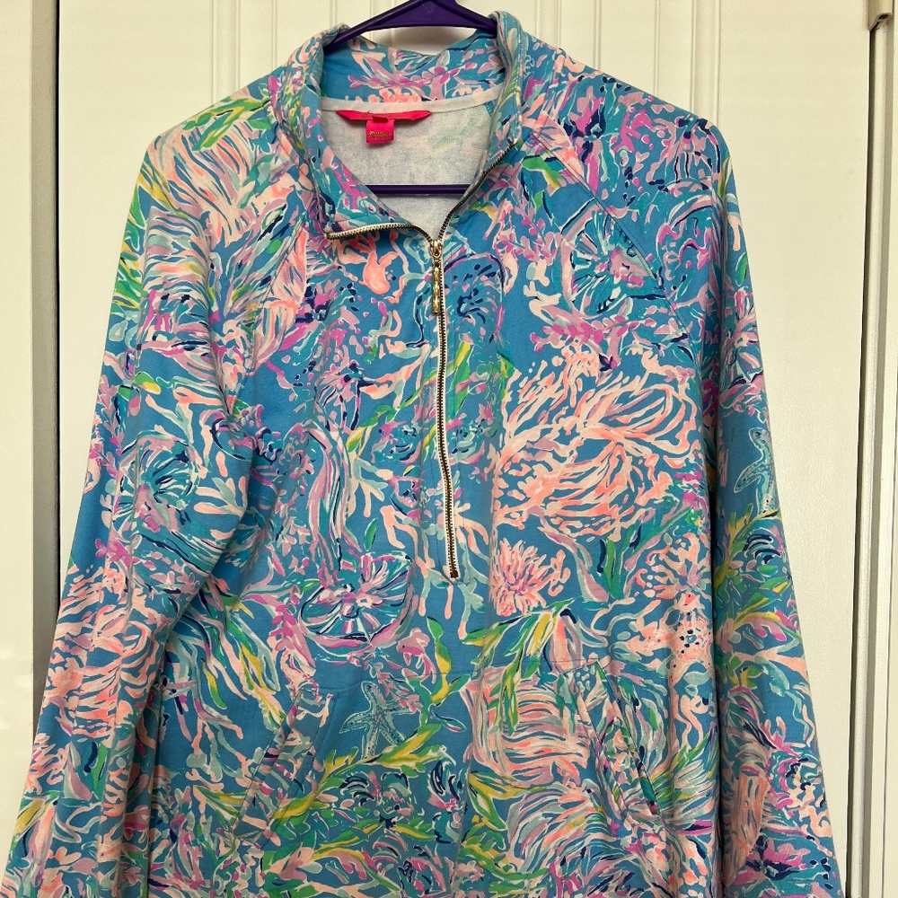 Lilly Pulitzer Pullover Popover Size Med